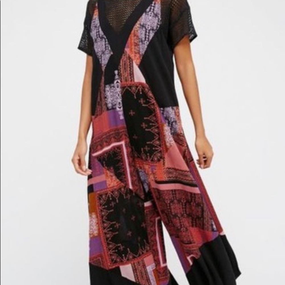 Free People All Patched Up Jumpsuit